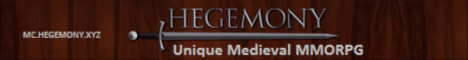 Hegemony | Medieval RPG Server banner