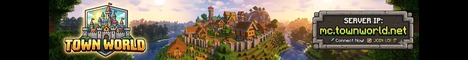 Town World Towny Server banner