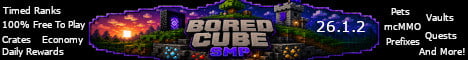 Bored Cube SMP banner