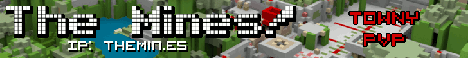 The Mines PvP/SMP banner