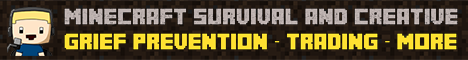 Menacecraft Survival Server banner
