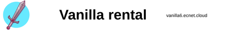 Vanilla rental banner