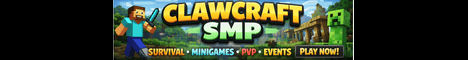 ClawCraftSMP banner