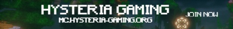 Hysteria Gaming banner
