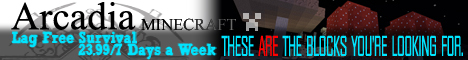 Arcadia Minecraft banner
