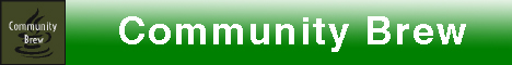 Community Brew banner