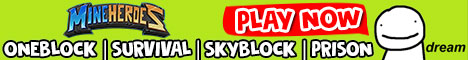 MineHEROES banner