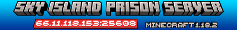 Sky Island Prison Server banner