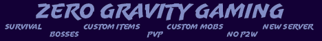 Zero Gravity Gaming banner