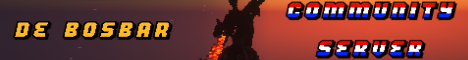 De Bosbar - Community Server banner