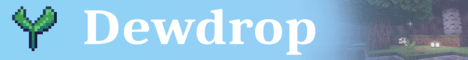 Dewdrop banner