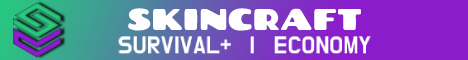 SkinCraft Survival and Economy banner