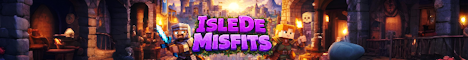 IsleDeMisfits SMP banner