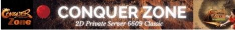 Conquer Zone's server banner