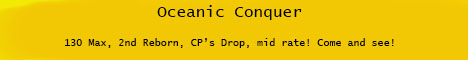 Oceanic Conquer (EU + US coming!) banner