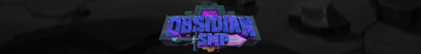 Obsidian SMP banner