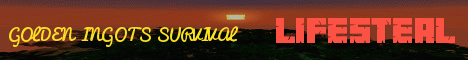 Gold Ingots Survival banner