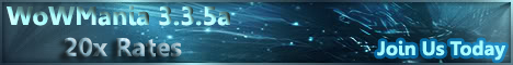 WoWmania 3.3.5a 20x banner