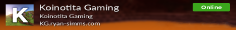 Koinotita Gaming banner