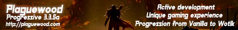 Plaguewood - Progressive 3.3.5a banner