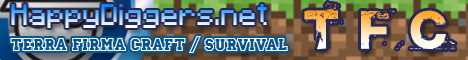 HappyDiggers TFC TerraFirmaCraft banner