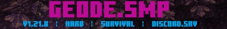 GeodeSMP banner