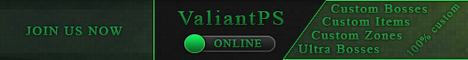 ValiantPS Custom 317 | Zones + Custom Bosses banner