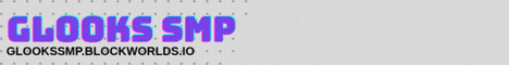 Glooks SMP banner