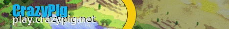 CrazyPig Family Friendly Minecraft banner