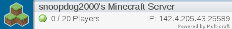 Snoops Server banner