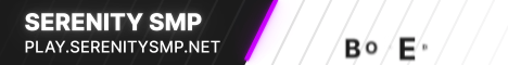 Serenity SMP banner