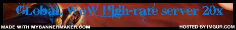 GLobaL WoW High-rate server banner