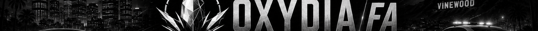 OXYDIA WL ➜ CITY RP × POST APO ➜ GUILDES | SURVIE | ILLEGAL | LEGAL | LORE ÉVOLUTIF ➜ discord.gg/oxy banner