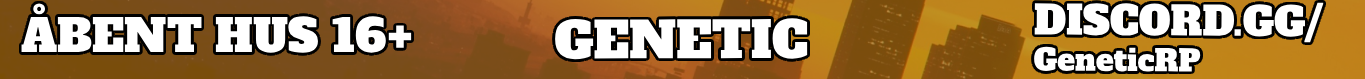 GeneticRP Åbenhus banner