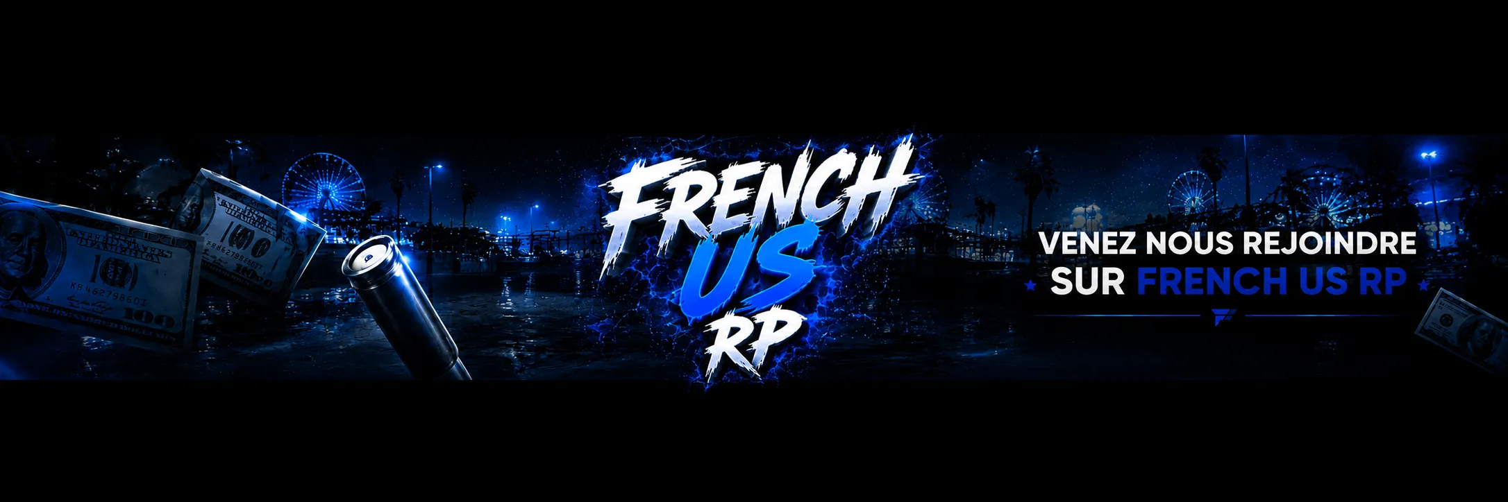 "[FR] FRENCH US RP 💎 -> FREE-ACCES ✅ -> Contenu UNIQUE & OPTIMISÉ 🤩 -> discord.gg/JaTDEwuRUM 💎" banner