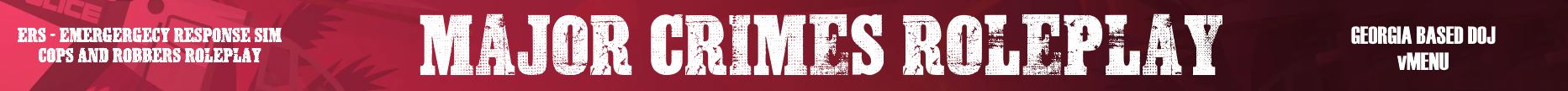 [MCRP] Major Crimes Roleplay ERS banner