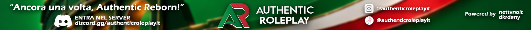 [ITA] AUTHENTIC ROLEPLAY | REAL LIFE EXPERIENCE banner