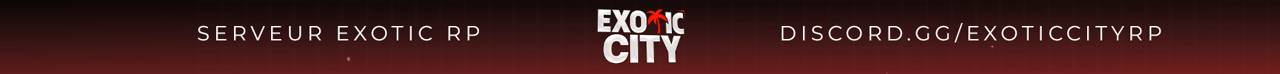 EXOTIC City RP → 2500 COINS OFFERTS 🎁 banner