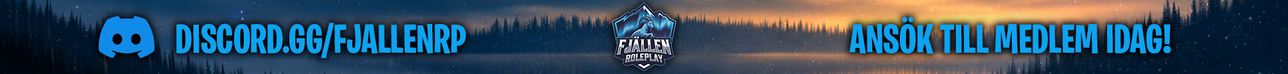 Fjällen Roleplay banner