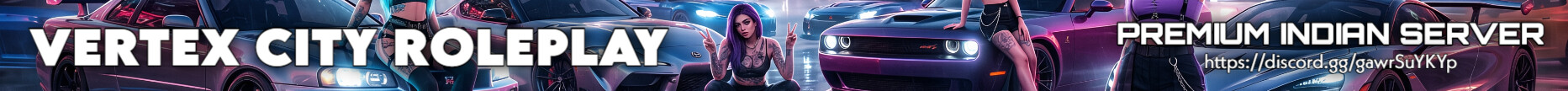 Vertex City Roleplay banner
