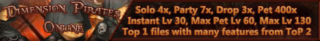 Dimension Pirates Online banner