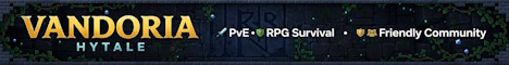 NEW: Vandoria Hytale Online: PVE - RPG - Explore banner