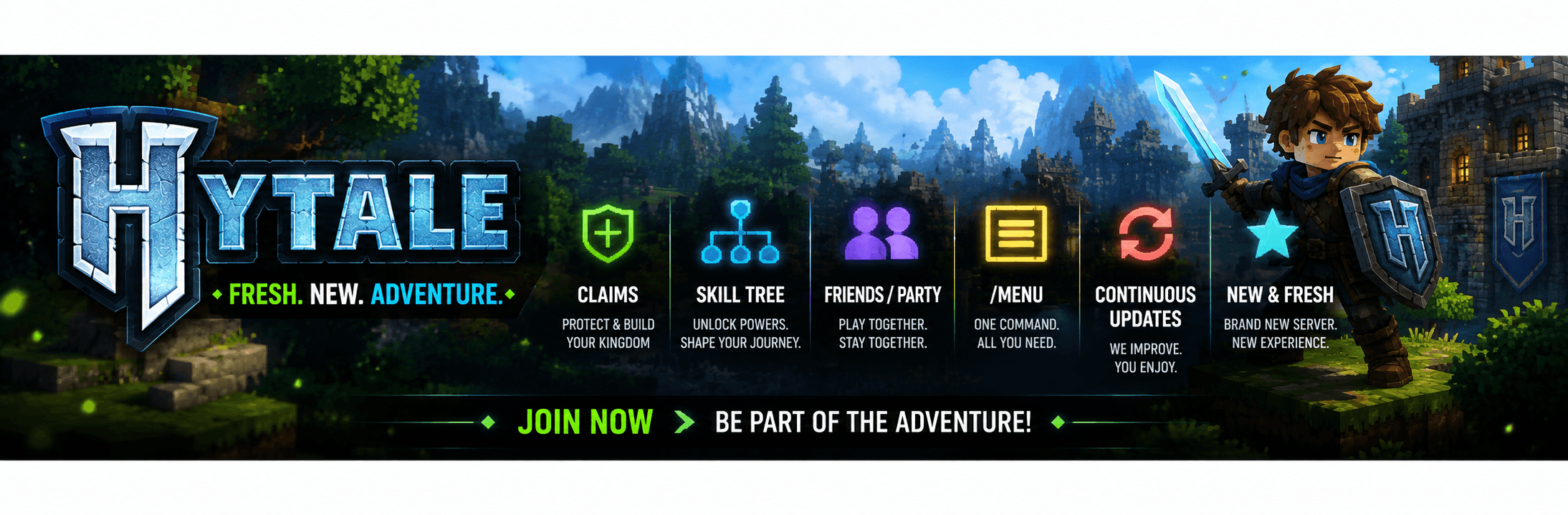 ExileHytale Survival banner