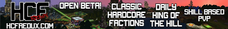 HCFRedux.com - Classic Hardcore Factions Revived banner