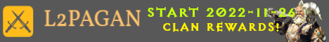 L2PAGAN x50 START 2025 JULY 11 !!! banner