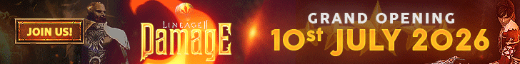 ★ L2DAMAGE TOP 1 PVP SERVER. GRAND OPENING 10... banner