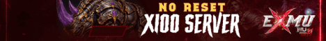 EXMU X100 - NO RESET - OPEN 08 MAY banner