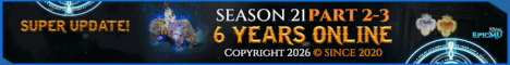 EPICMU X500 - Season21 Part 2-3 - 5000+ ONLINES banner