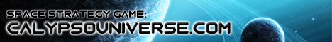 Calypso Universe Space strategy game banner