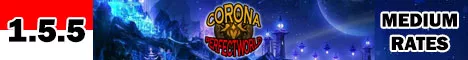CORONA PERFECT WORLD banner
